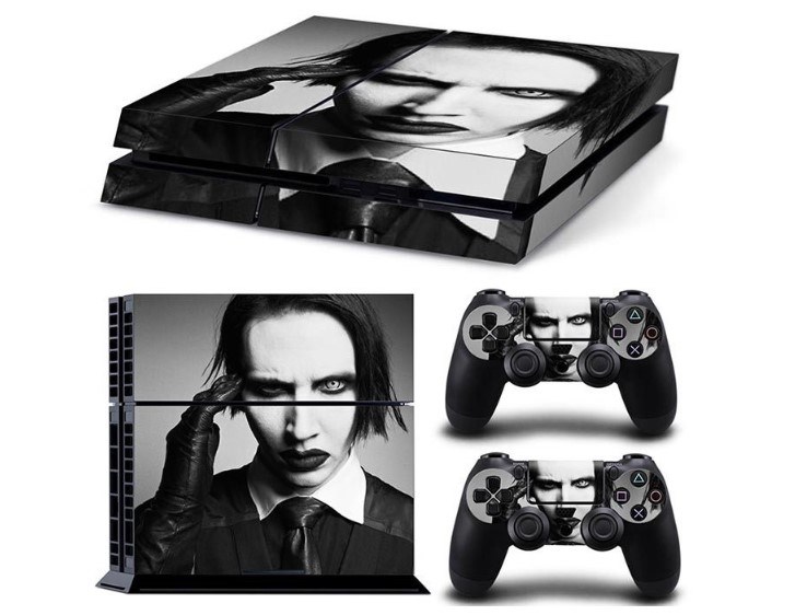 

Наклейка для PS4 Мэрилин Мэнсон