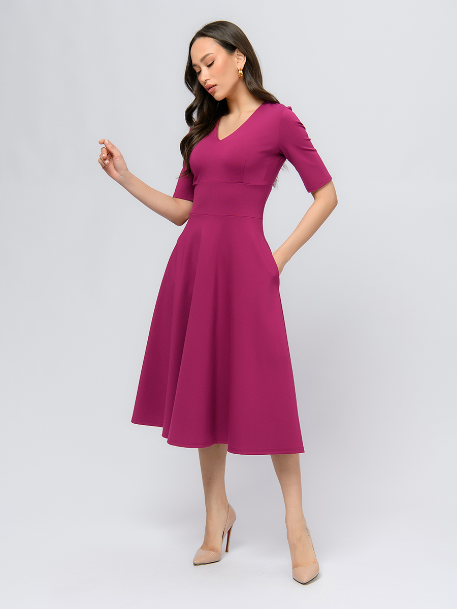 

Платье женское 1001dress 102219 розовое 48 RU, Розовый, 102219