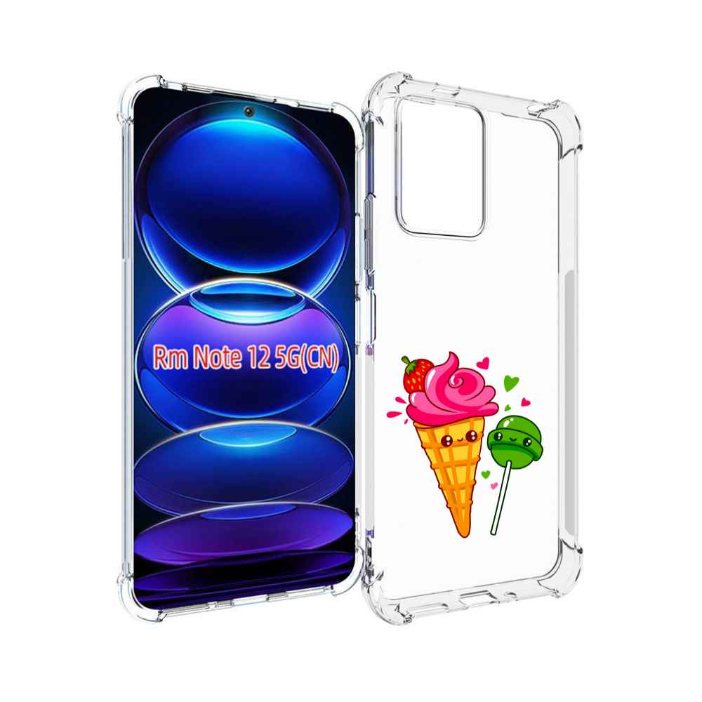 

Чехол MyPads Вкусняшки для Xiaomi Redmi Note 12, Прозрачный, Tocco
