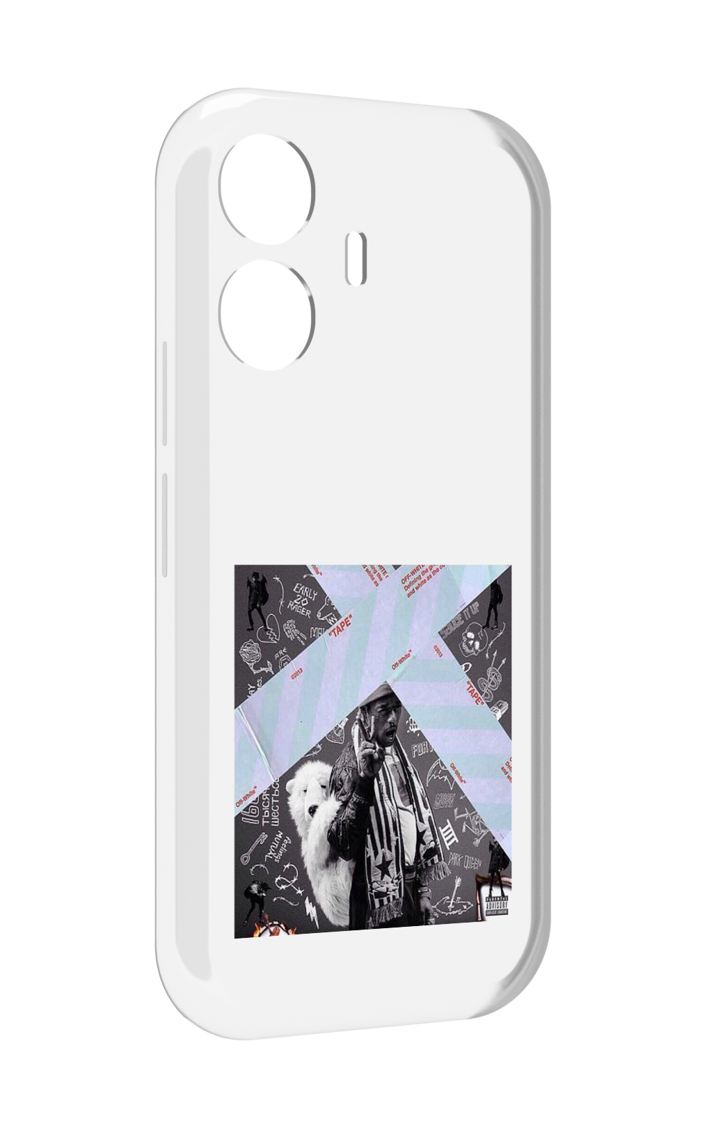 

Чехол MyPads Lil Uzi Vert - Luv Is Rage 2 для Vivo Y77E / Vivo iQOO Z6 Lite, Прозрачный, Tocco