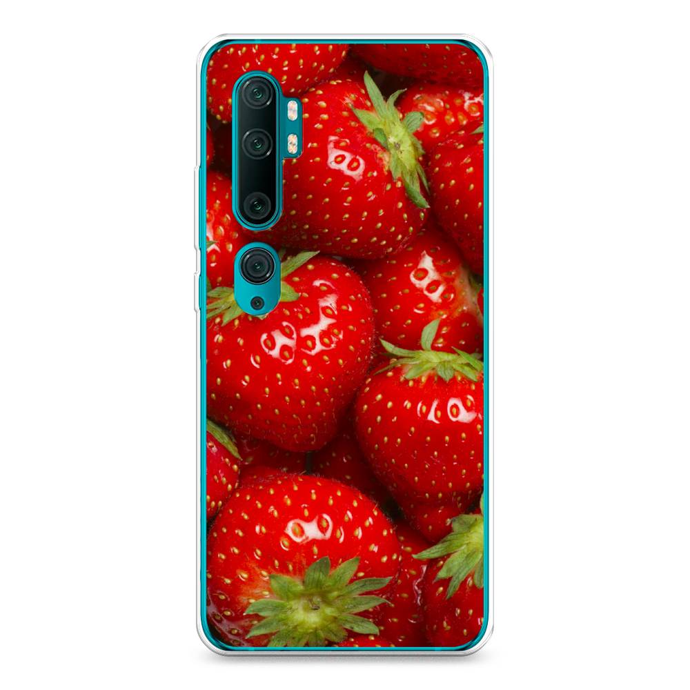 

Чехол Awog на Xiaomi Mi Note 10/Mi Note 10 Pro "Клубника", Разноцветный, 37350-10