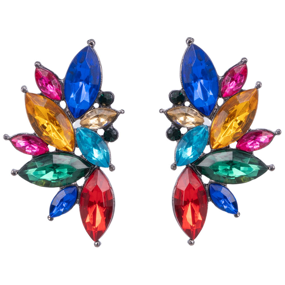 

Серьги из бижутерного сплава OTOKODESIGN 1-56580, стразы, 1-56580