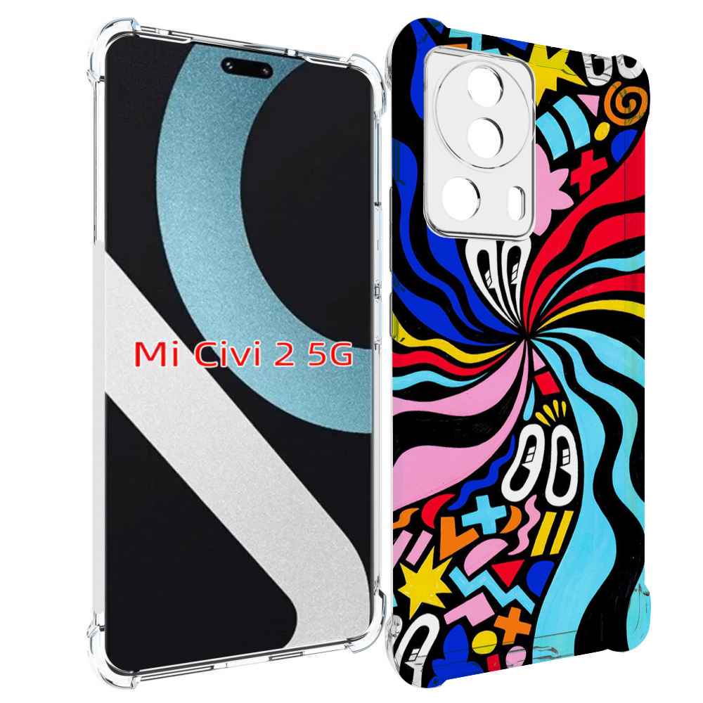 

Чехол MyPads волнистая-абстракция для Xiaomi Civi 2, Прозрачный, Tocco