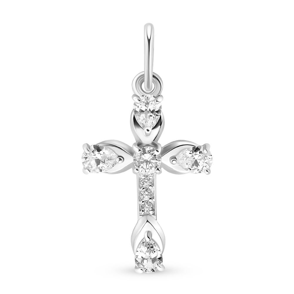 

Подвеска из серебра с фианитом 585Gold 703004245, 703004245