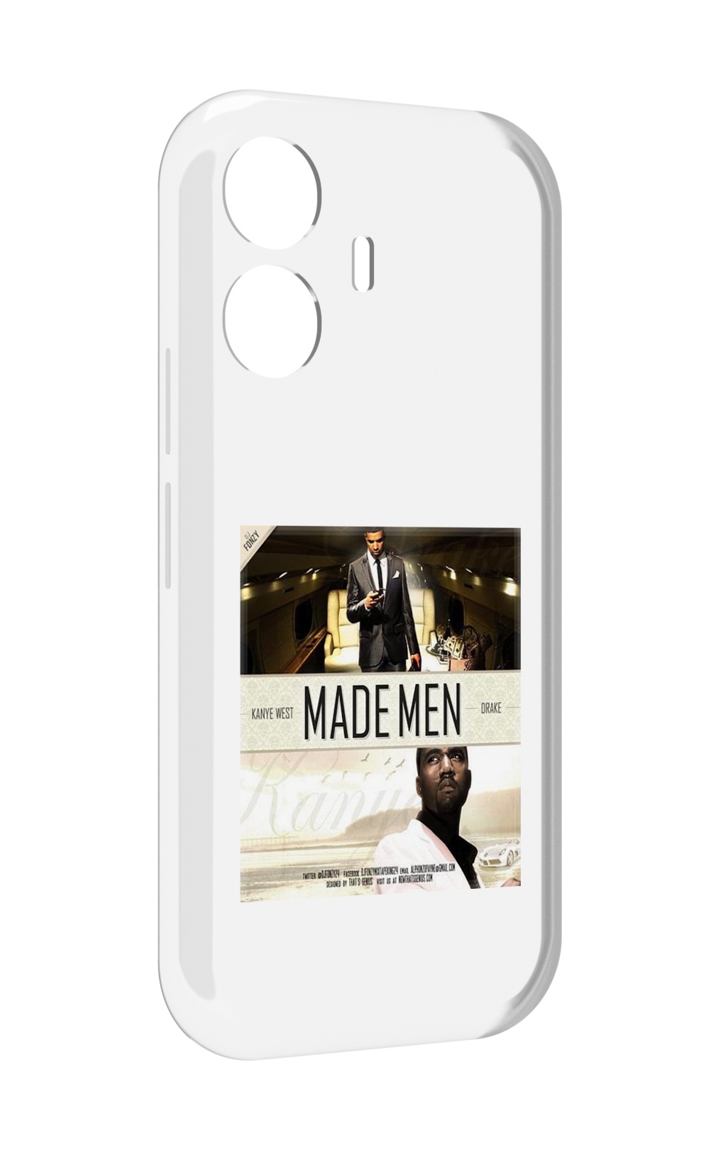 

Чехол MyPads Kanye West & Drake - Made Men для Vivo Y77E / Vivo iQOO Z6 Lite, Прозрачный, Tocco