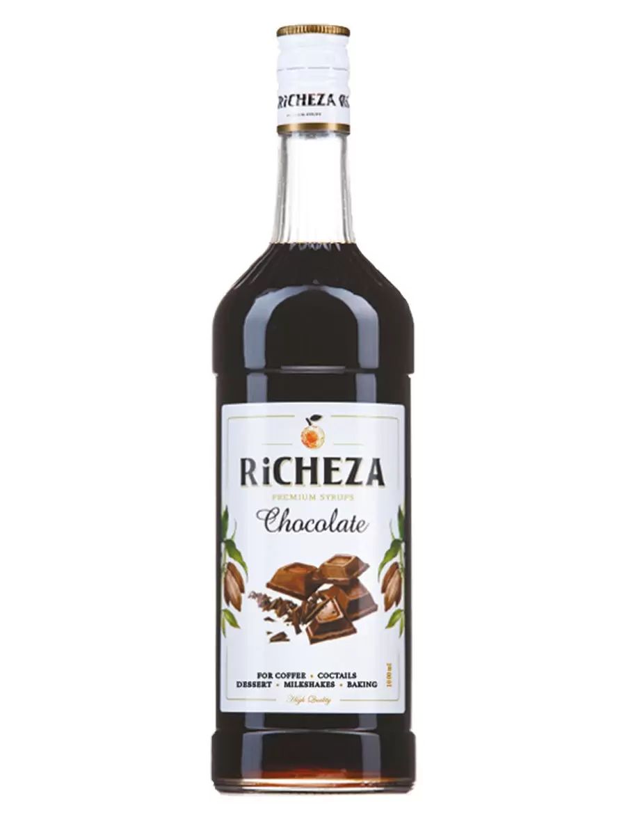 Сироп для кофе и коктейлей Шоколад 1 литр, RICHEZA