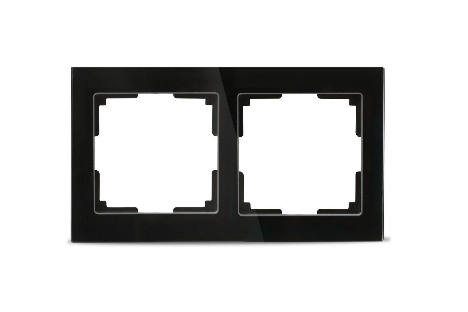 

Рамка 2-местная стекло черная Smart Buy "Нептун" SBE-05b-Glass-FR-2