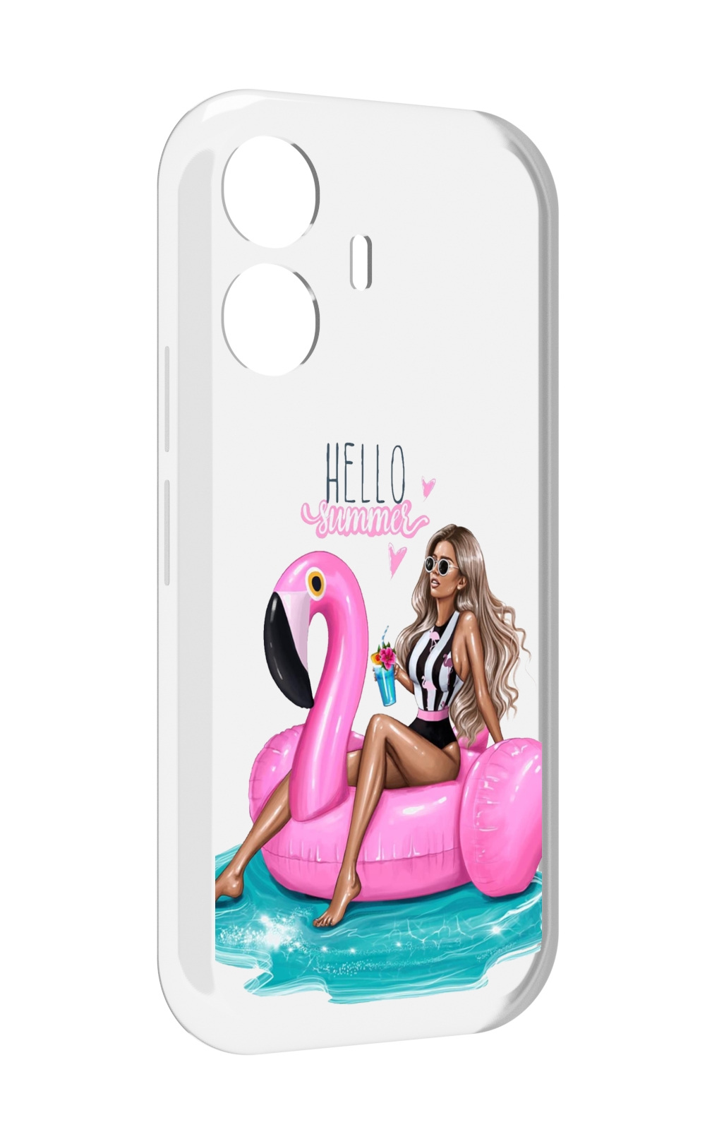 

Чехол MyPads Hello-summer для Vivo Y77E / Vivo iQOO Z6 Lite, Прозрачный, Tocco