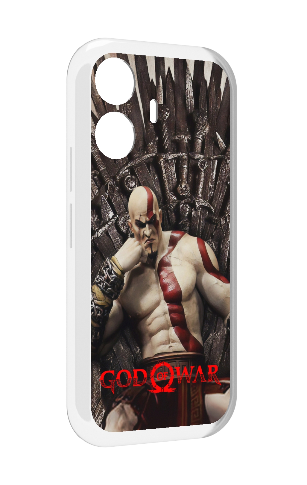 

Чехол MyPads God of War Кратос для Vivo Y77E / Vivo iQOO Z6 Lite, Прозрачный, Tocco