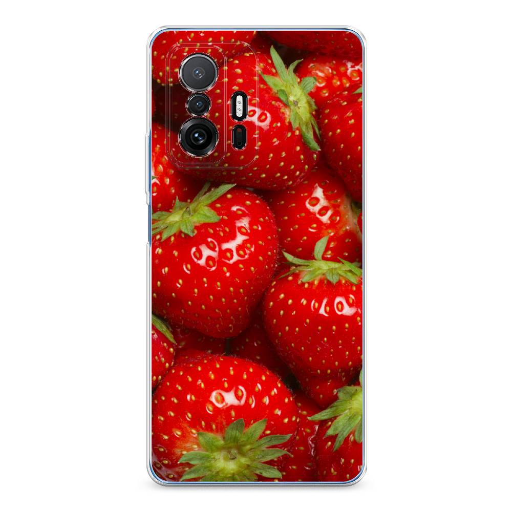 

Чехол Awog на Xiaomi Mi 11T/11T Pro "Клубника", Разноцветный, 311250-10