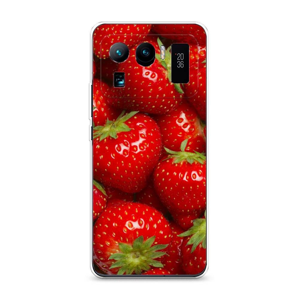 

Чехол Awog на Xiaomi Mi 11 Ultra "Клубника", Разноцветный, 310450-10