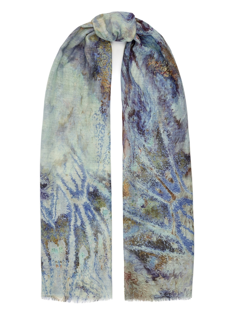 

Палантин женский Eleganzza J55-13815 голубой, 180х70 см, J55-13815