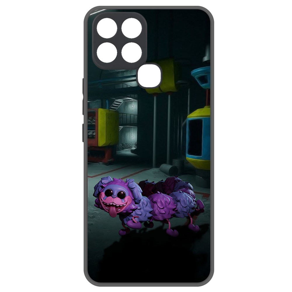 

Чехол-накладка Софт Хаги Ваги - Пи Джей Мопс-О-Гусеница для Infinix Smart 6, Черный