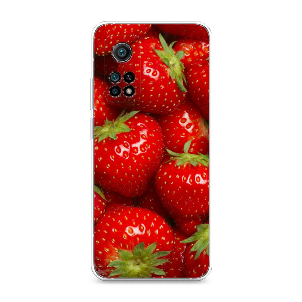 

Чехол Awog на Xiaomi Mi 10T/Mi 10T Pro "Клубника", Разноцветный, 37750-10