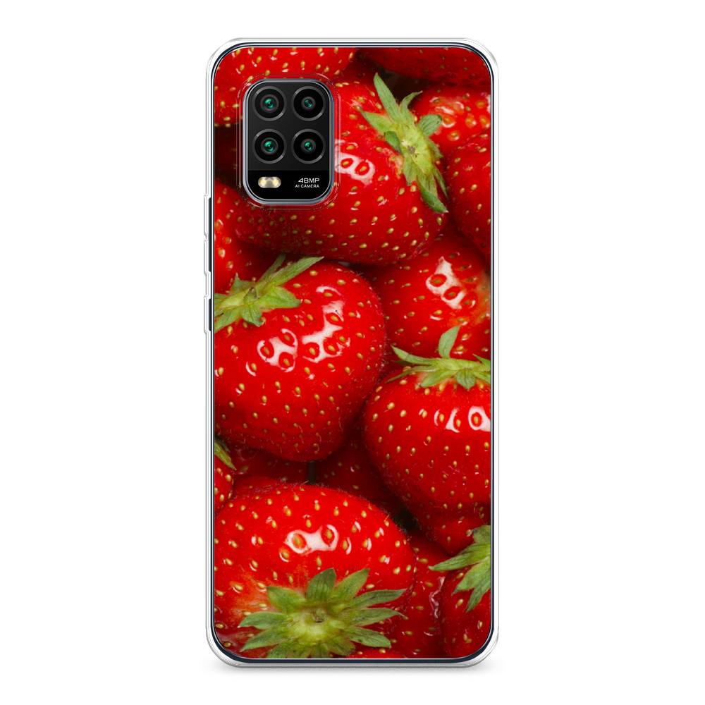 

Чехол Awog на Xiaomi Mi 10 Lite "Клубника", Разноцветный, 38550-10