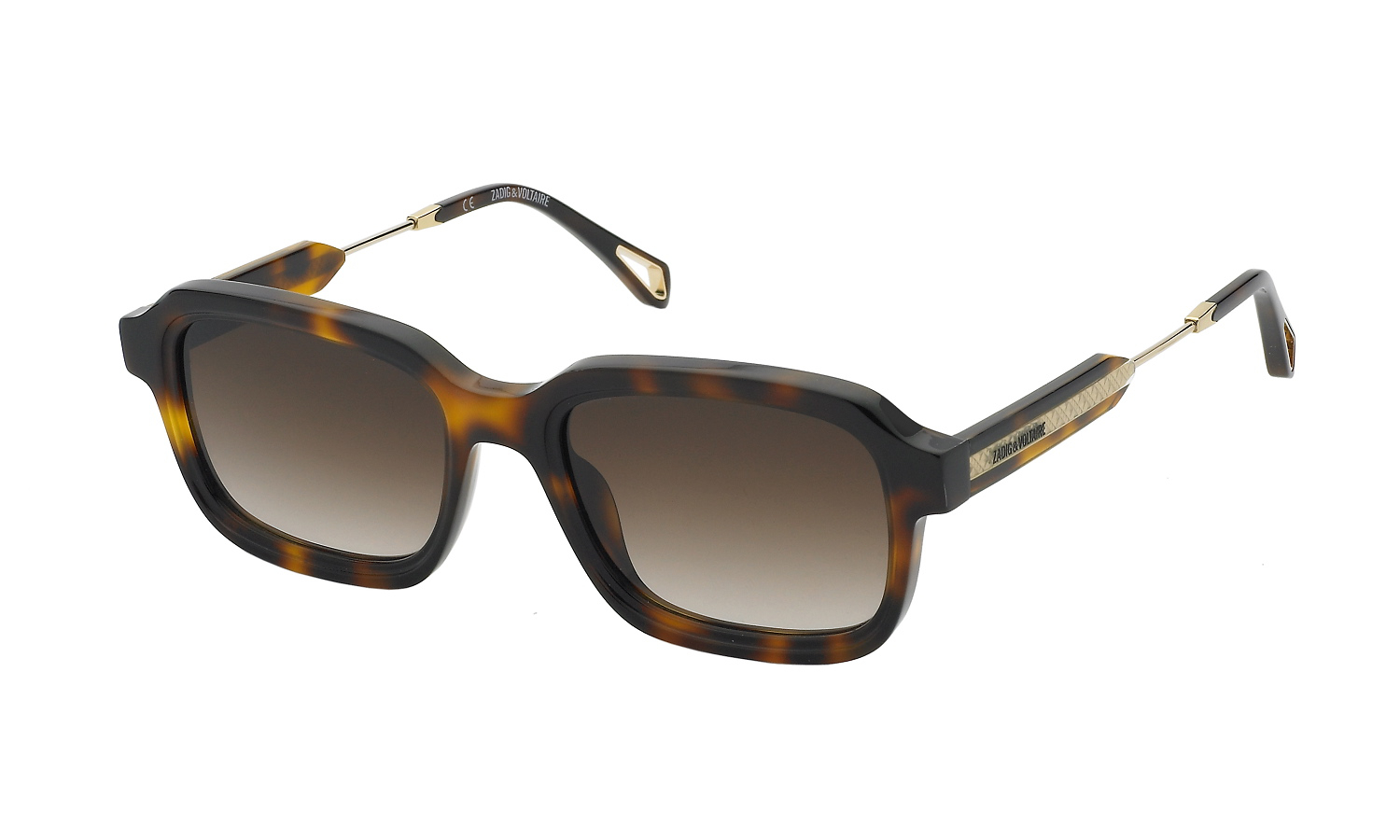 

Солнцезащитные очки женские Zadig&Voltaire ZIV-2SZV335530752, коричневый, ZIV-2SZV335530752