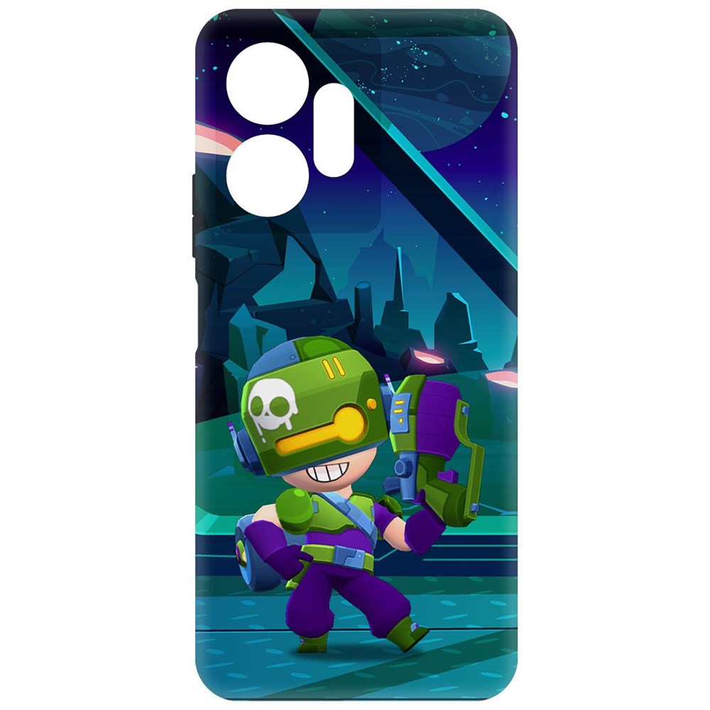 

Чехол-накладка Софт Brawl Stars - Контрабандистка Пенни для Infinix Zero 20 4G, Черный