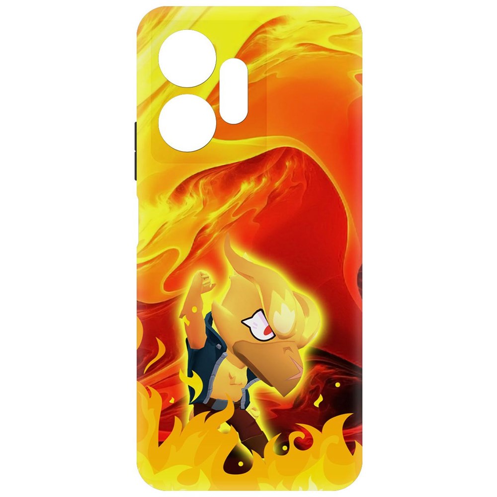 Чехол-накладка Софт Brawl Stars - Ворон-Феникс для Infinix Zero 20 4G