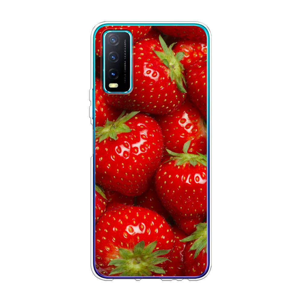 

Чехол Awog на Vivo Y20 "Клубника", Разноцветный, 263650-10