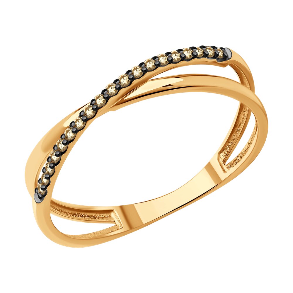 

Кольцо из красного золота с бриллиантом р. , Diamant 51-210-01888-2, 51-210-01888-2