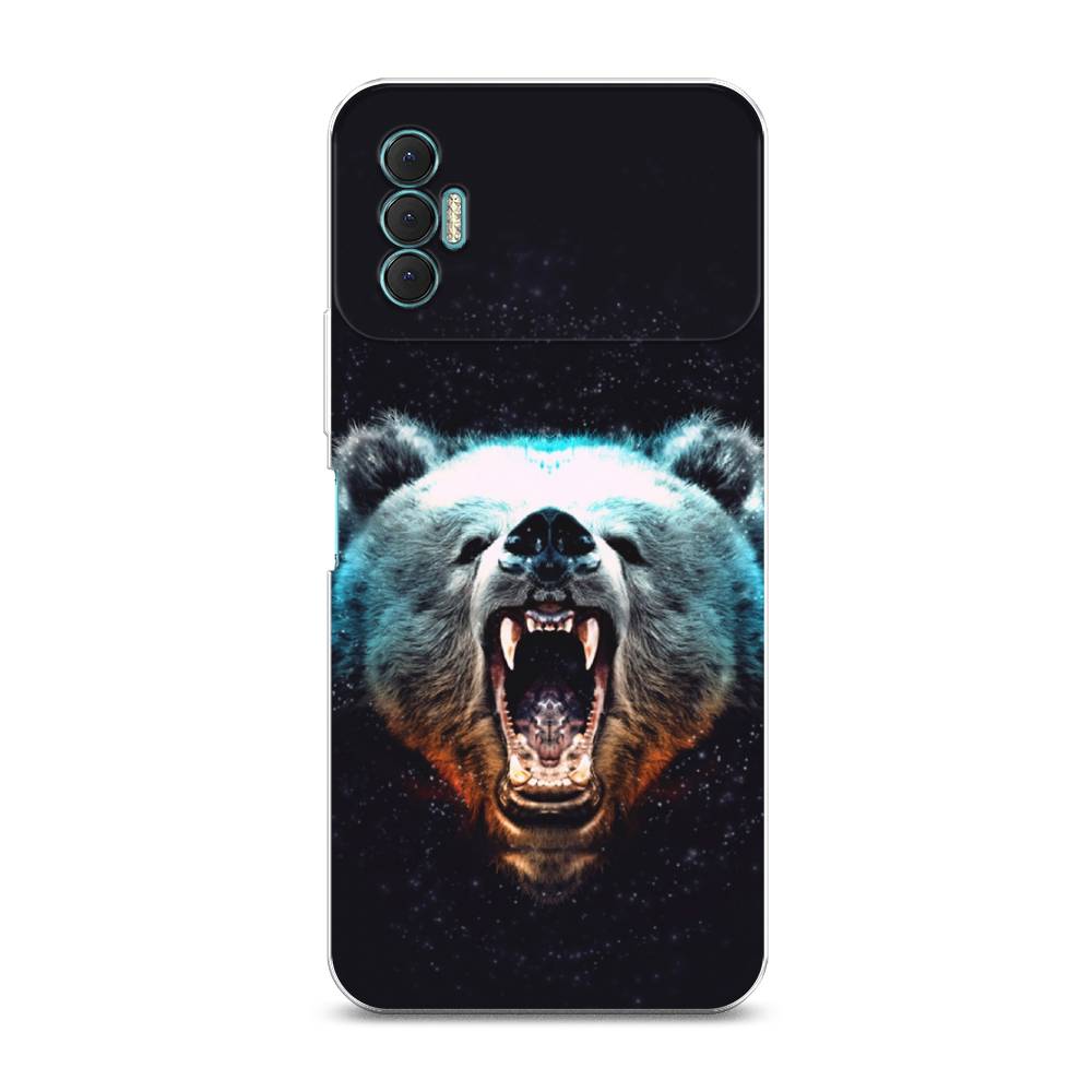 

Чехол Awog на Tecno Spark 8P "Медведь", Разноцветный, 301450-2