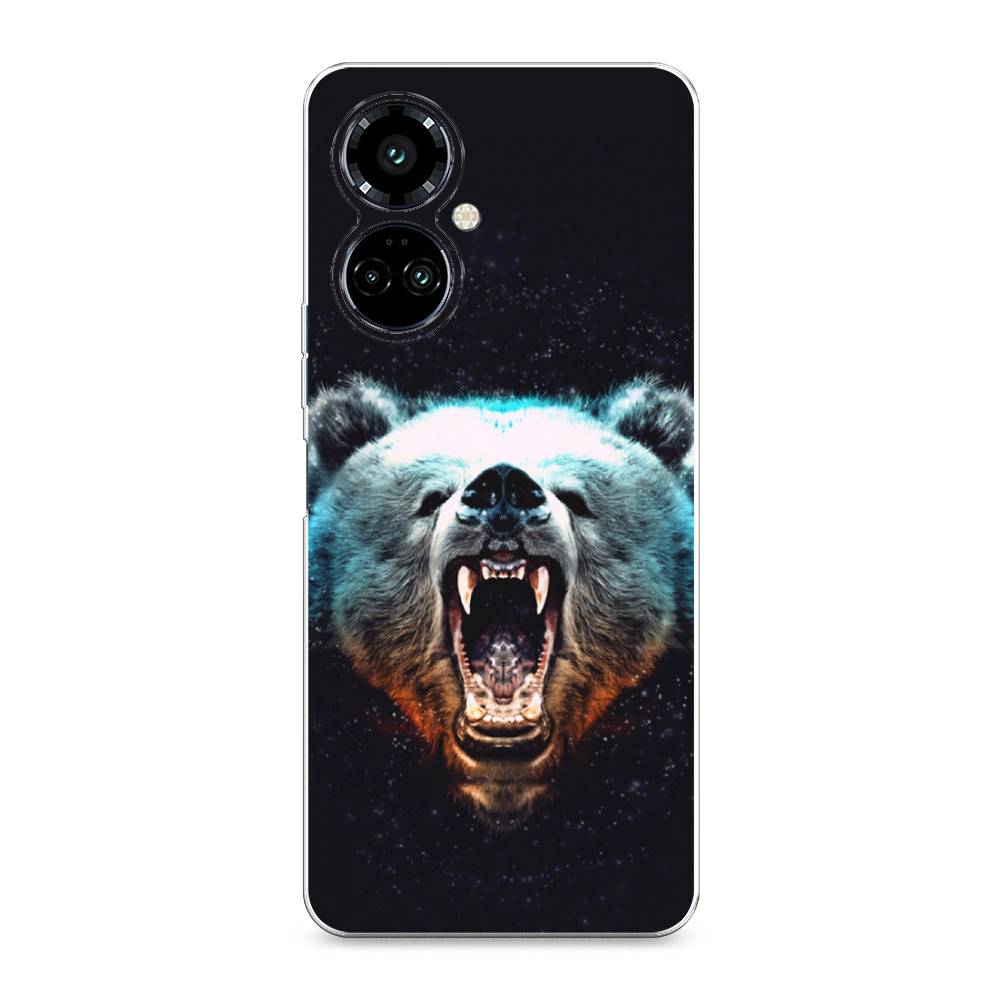 

Силиконовый чехол "Медведь" на Tecno Camon 19 Pro, Медведь