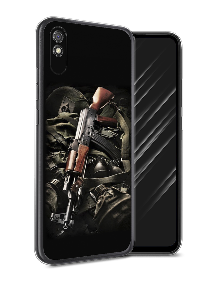 

Чехол Awog на Xiaomi Redmi 9A "Автомат", Разноцветный, 38950-5
