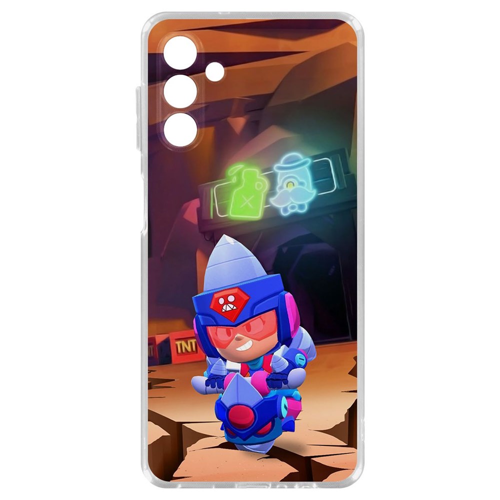 Чехол-накладка Brawl Stars-Ультрабурильщица Джеки для Samsung Galaxy A13s (A137)