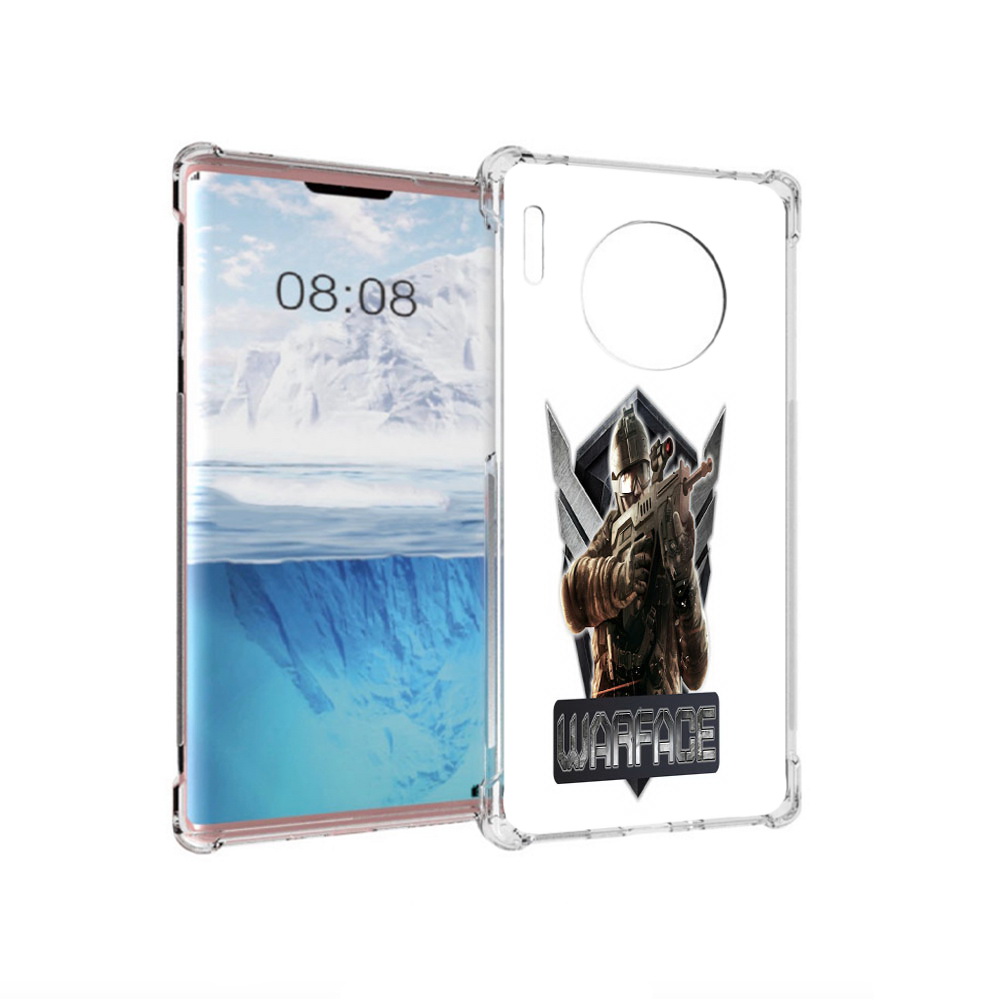 

Чехол MyPads Tocco для Huawei Mate 30 Pro игра про войну, Прозрачный, Tocco