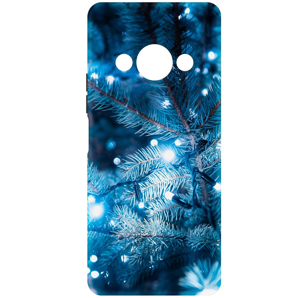 

Чехол-накладка Krutoff Soft Case Гирлянда для Xiaomi Poco C61 черный