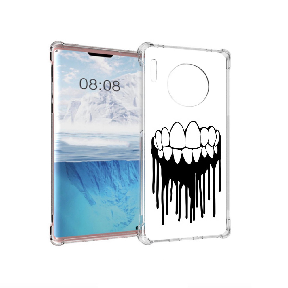 Чехол MyPads Tocco для Huawei Mate 30 Pro зубы