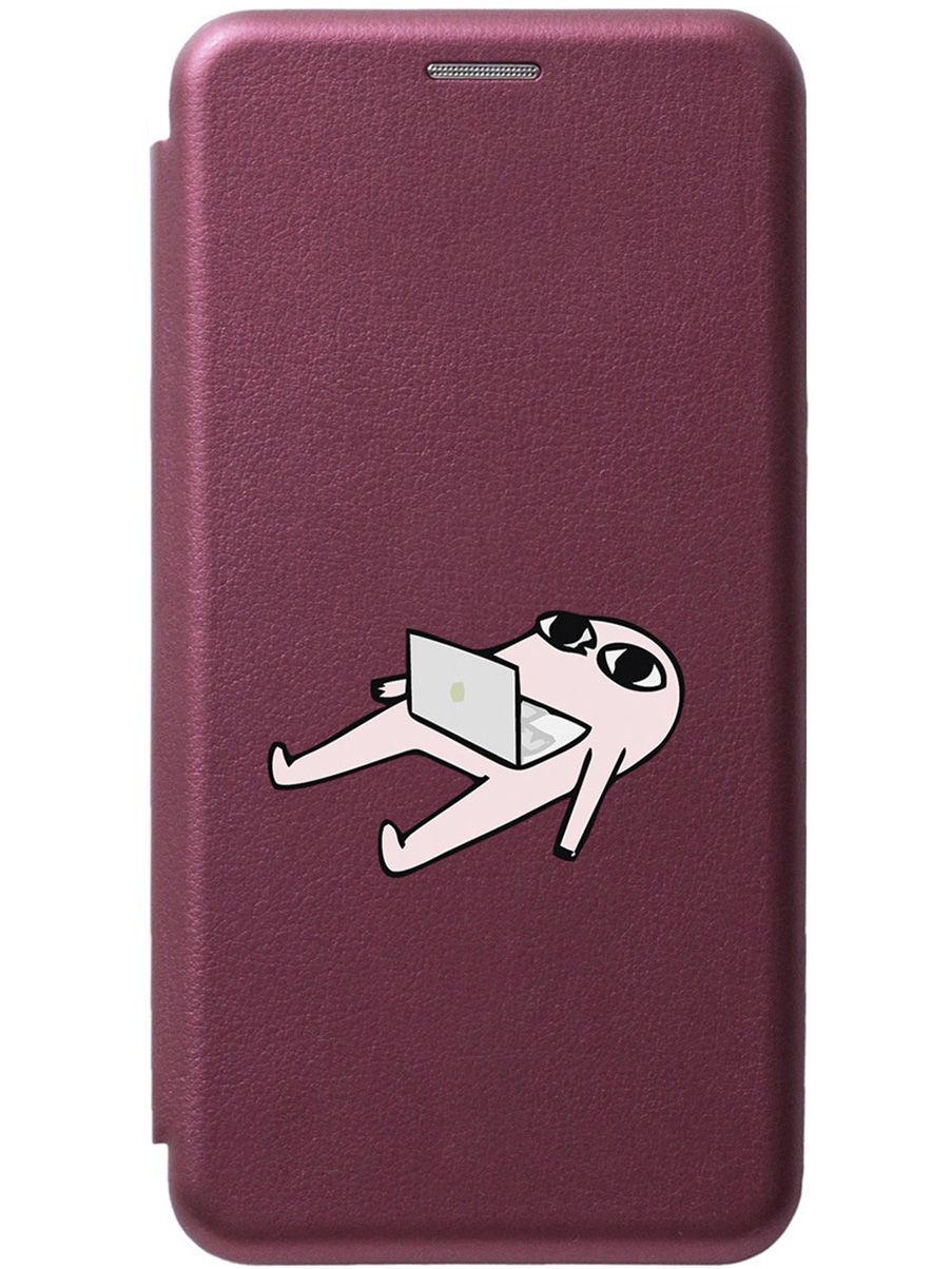 

Чехол-книжка на Infinix Hot 30i "Freelance" бордовый, Красный;розовый, 159416