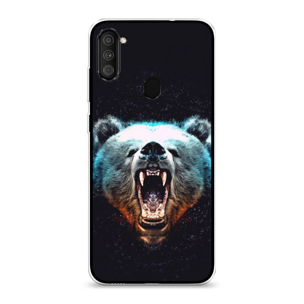 

Чехол Awog на Samsung Galaxy M11 / Самсунг M11 "Медведь", Разноцветный, 2100650-2
