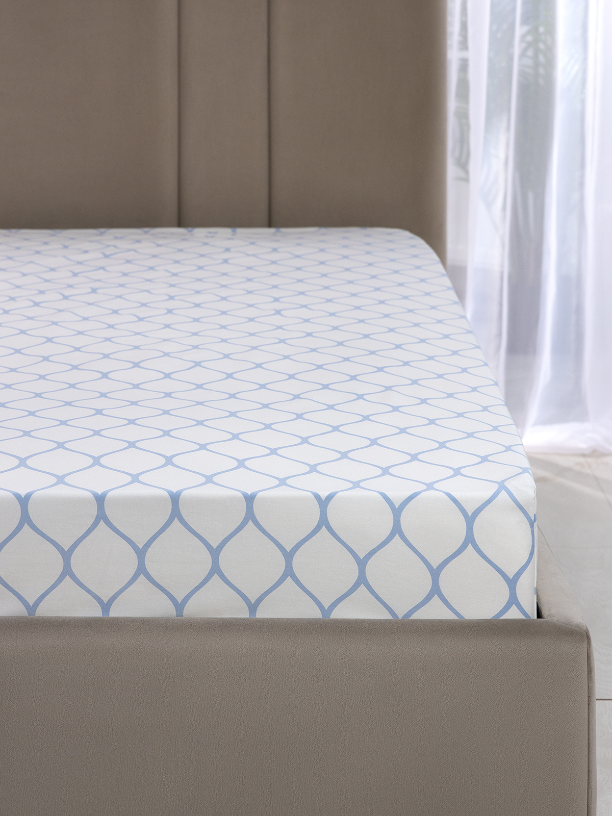 Простыня на резинке Prime Prive харди 160x200+30 см