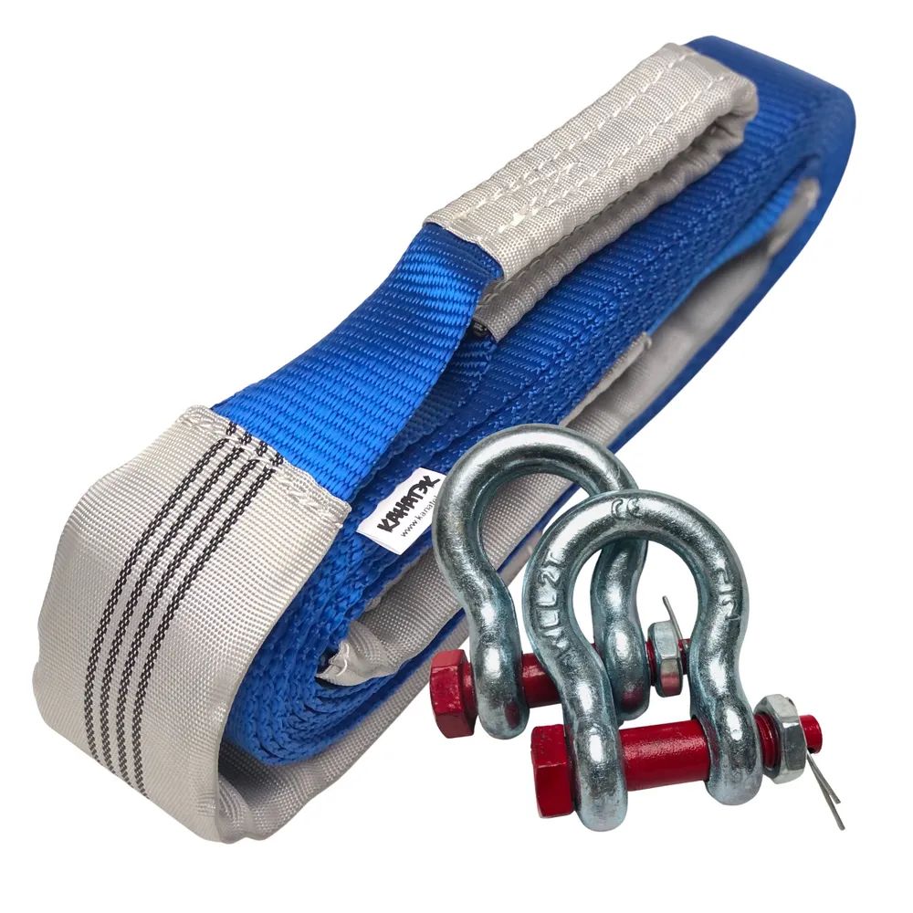 Динамический строп (трос рывковый) 5т/5м (скоба-скоба) КАНАТЭК