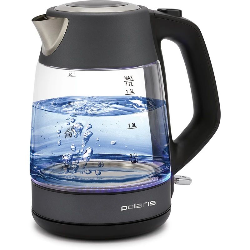 Чайник электрический Polaris PWK1760CGL 1.7 л серый charleston bar cpv 2150 10 2150 10 серый