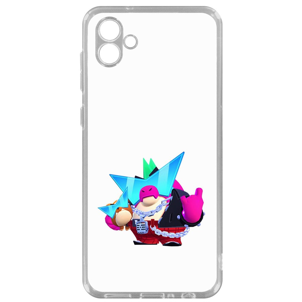 

Чехол-накладка Brawl Stars-Плохиш Базз для Samsung Galaxy A04 (A045), Прозрачный