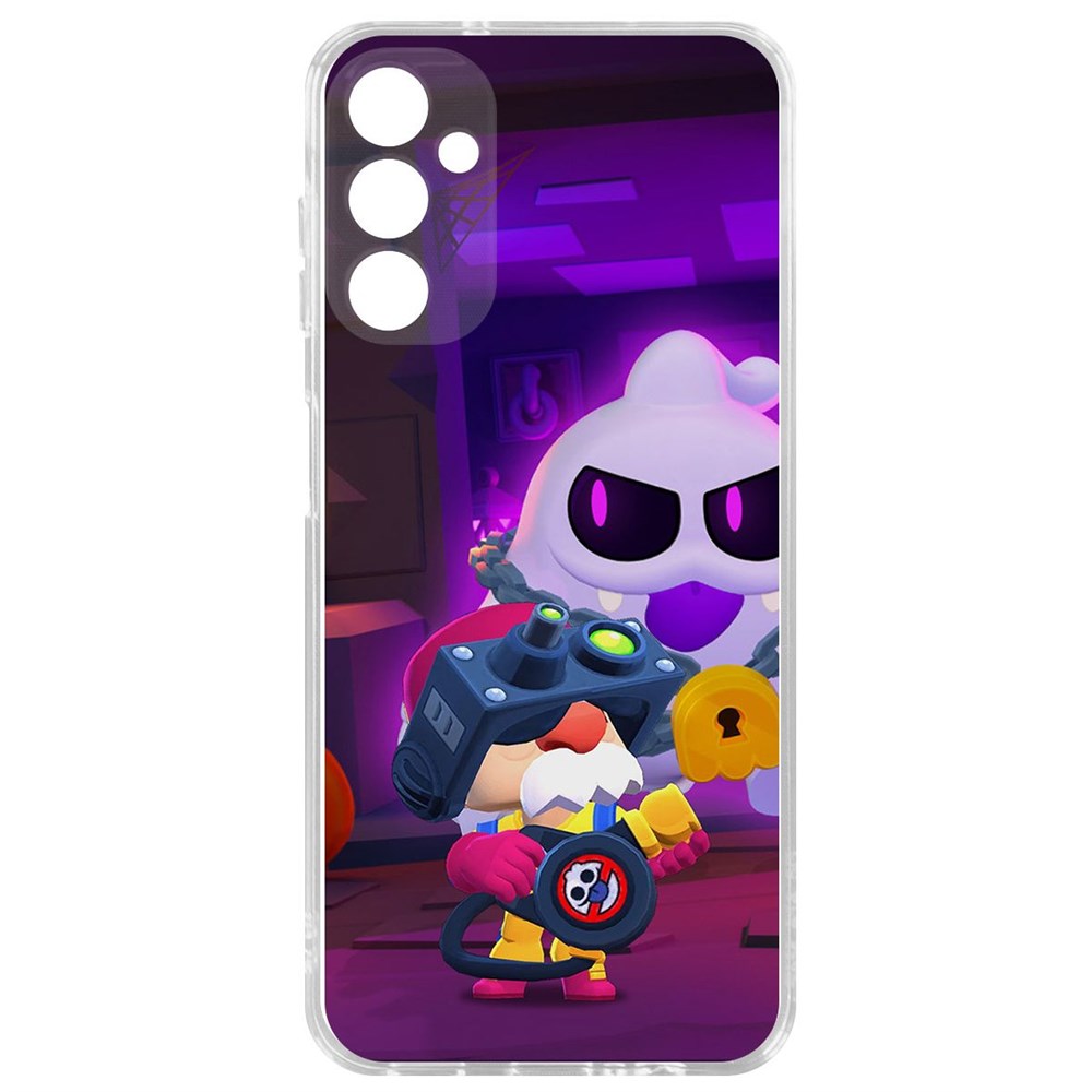 Чехол-накладка Brawl Stars-Охотник за Скуиками Гэйл для Samsung Galaxy A14 4G (A145)