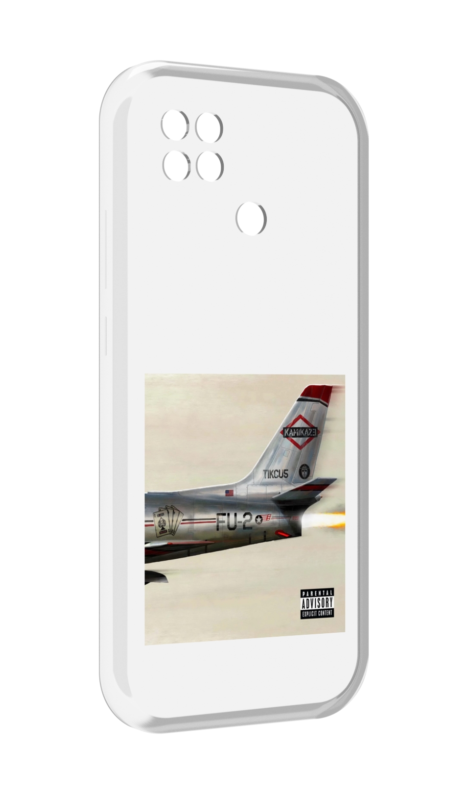 

Чехол MyPads KAMIKAZE Eminem для Xiaomi Poco C40, Прозрачный, Tocco