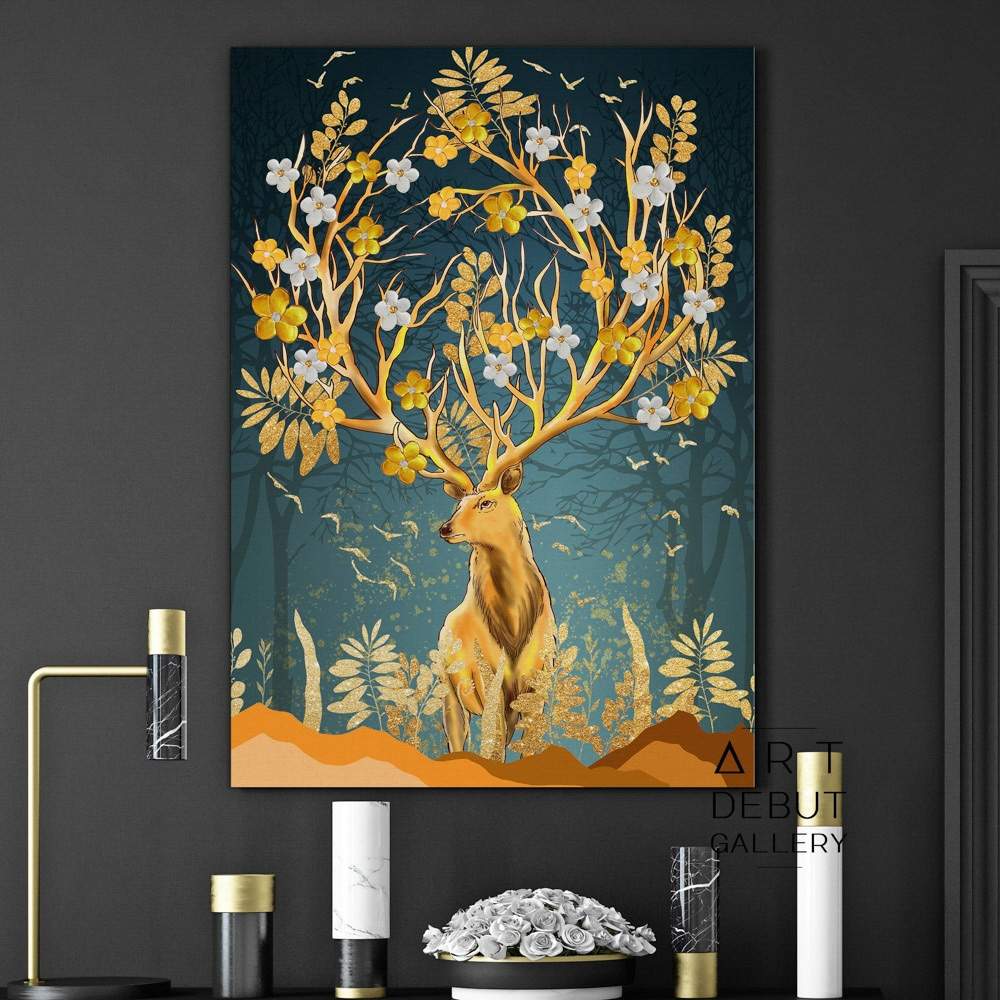 

Интерьерная картина Art Debut Gallery 60х90см, Лесной бог