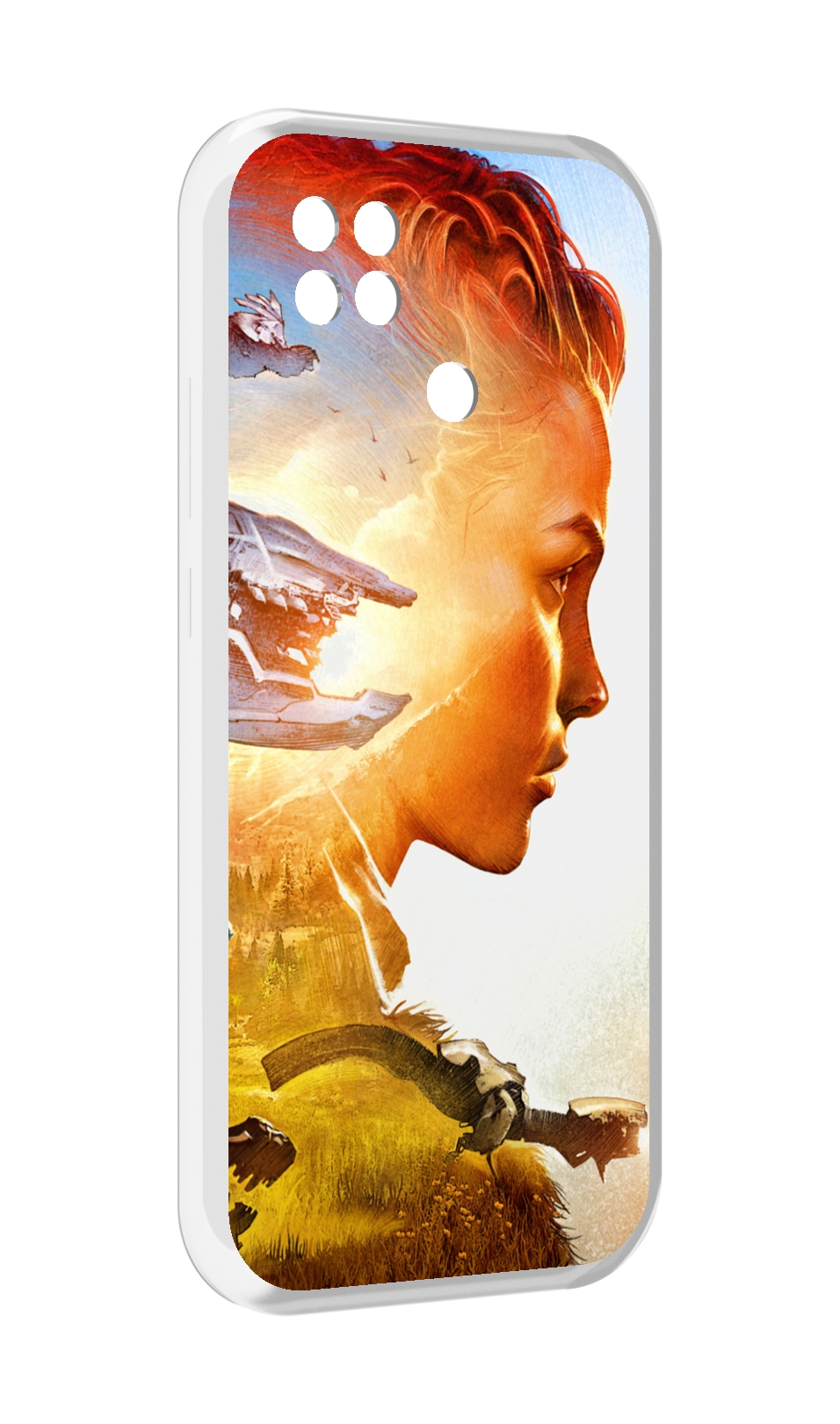 

Чехол MyPads Horizon Zero Dawn art для Xiaomi Poco C40, Прозрачный, Tocco