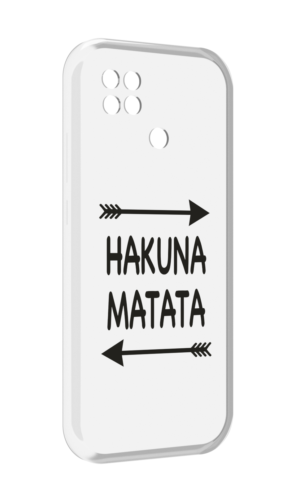 

Чехол MyPads Hakuna-Matata для Xiaomi Poco C40, Прозрачный, Tocco