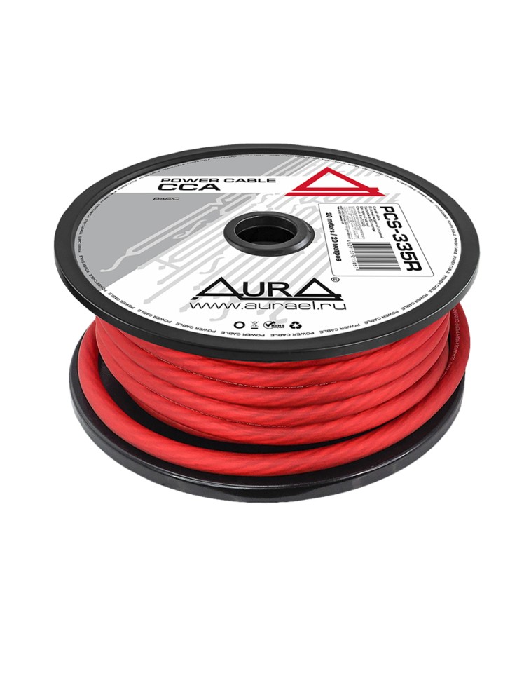 

Кабель автомобильный AuRa силовой PCS-335R 2AWG (35 мм2) 1м