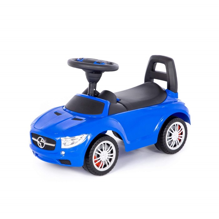Полесье Каталка-автомобиль SuperCar №1, со звуковым сигналом, цвет синий каталка автомобиль supercar 1 со звуковым сигналом синий