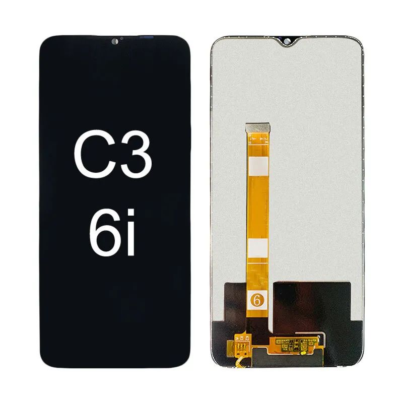 

Дисплей с тачскрином для Realme C3/6i черный, для Realme C3/6i
