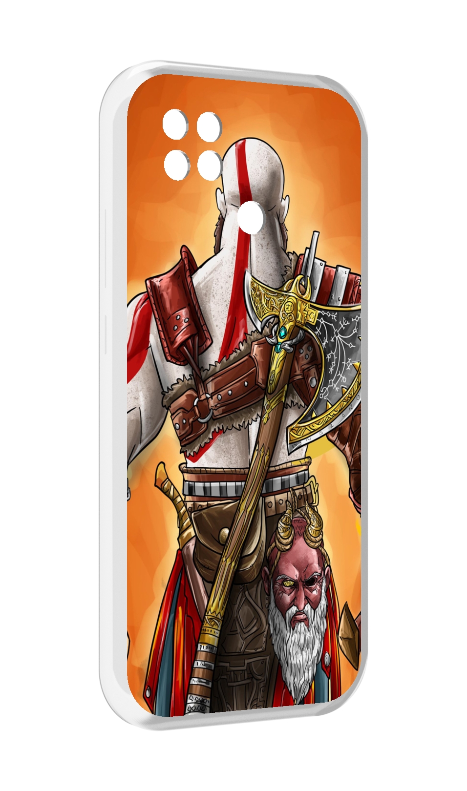 

Чехол MyPads God of War для Xiaomi Poco C40, Прозрачный, Tocco