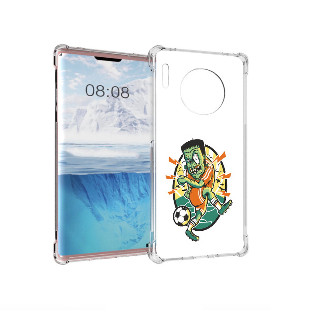 

Чехол MyPads Tocco для Huawei Mate 30 Pro зомби футболист, Прозрачный, Tocco