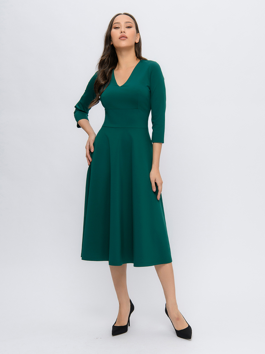 

Платье женское 1001dress 103082 зеленое 44 RU, Зеленый, 103082
