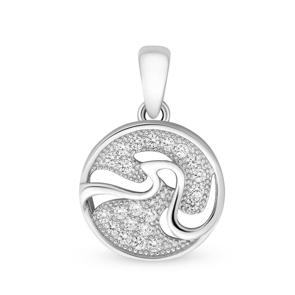

Подвеска из серебра с фианитом 585Gold 703003981, 703003981