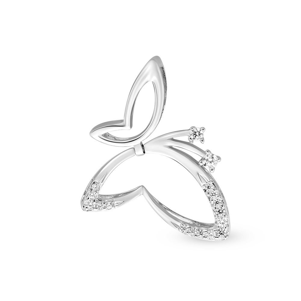 

Подвеска из серебра с фианитом 585Gold 703003843, 703003843